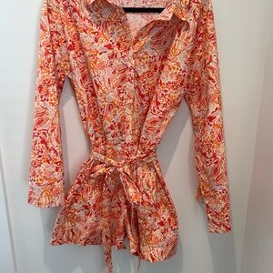 Vici Abstract Print Romper